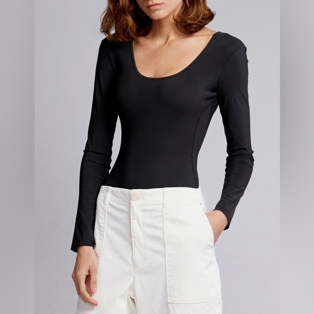 TIBI Lightweight Jersey Bodysuit